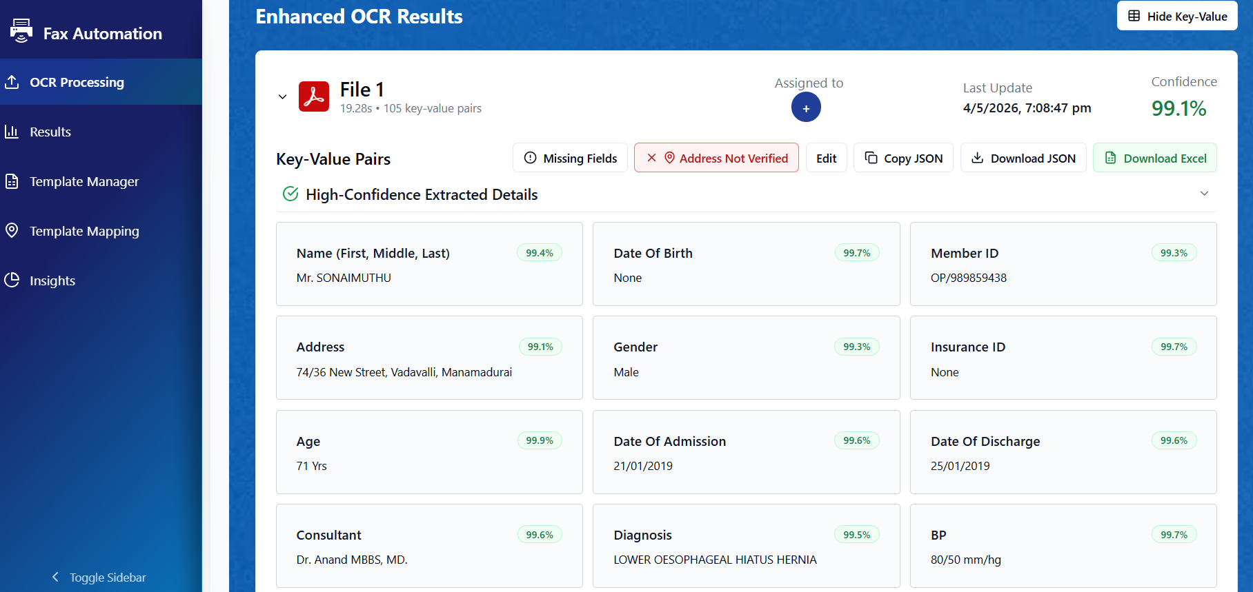 Results View